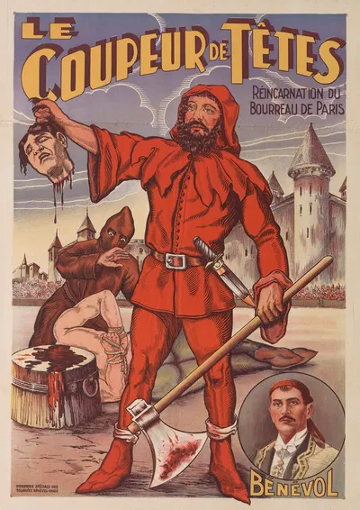 Le coupeur de têtes Bénévol by Imp. Spéciale des Tournées Bénévol, 1930 — digital art print download