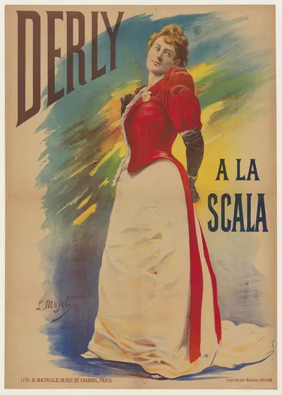 Derly à la Scala by Léon Mayet, 1893 — digital art print download
