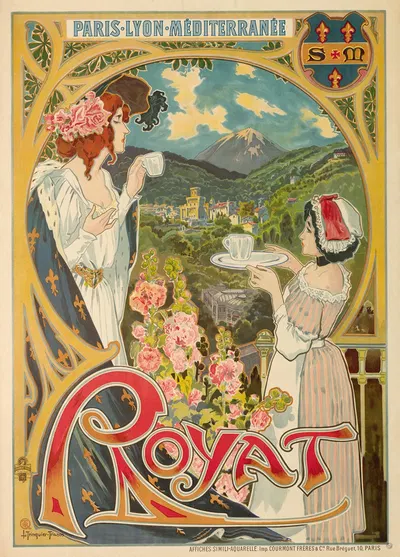 Royat by Louis Trinquier-Trianon, 1900 — digital art print download