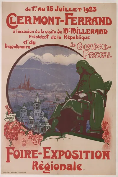 Foire-Exposition régionale du 1er au 15 juillet 1923 by Морис Бюссе, 1923 — digital art print download