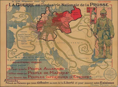 La Guerre est l’industrie Nationale de la Prusse by Морис Луи Анри Неймон, 1917 — digital art print download