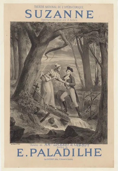 Théâtre National de l'Opéra -Comique. Suzanne by Pierre-Auguste Lamy, 1879 — digital art print download