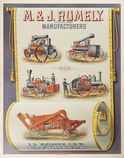 M. and J. Rumley Manufacturers, La Porte, Ind. by Шобер и Карквиль — digital art print download