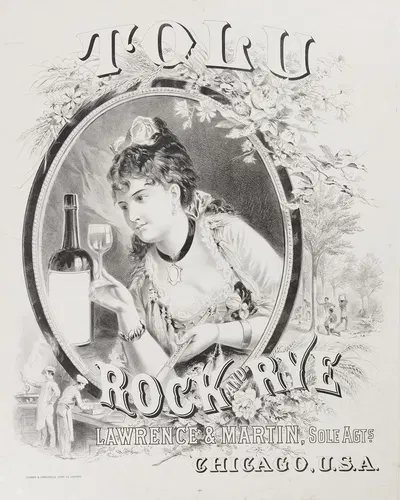Tolu- Rock and Rye- Lawrence and Martin Sole Ag'ts, Chicago, U.S.A. by Шобер и Карквиль — digital art print download