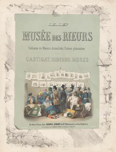 Le Musée des Rieurs by Victor Jean François Dollet, 1847 — digital art print download