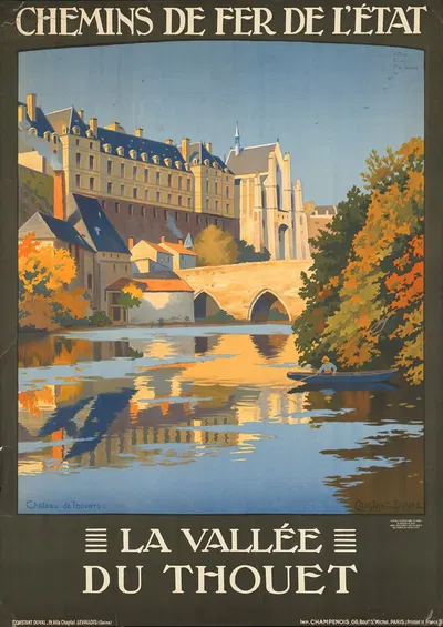 La vallée du Thouet by Constant Duval — digital art print download