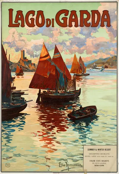 Lago di Garda by Elio Ximenes — digital art print download