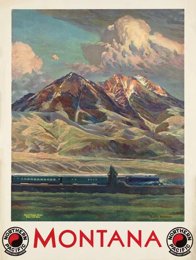 Montana by Gustav Wilhelm Krollmann — digital art print download