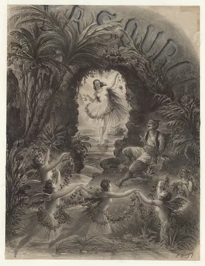 La Source by Henri-Alfred Darjou, 1866 — digital art print download
