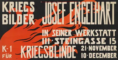Kriegsbilder. Josef Engelhart in seiner Werkstatt … K-1 für Kriegsblinde … by Йозеф Энгельхарт, 1916 — digital art print…