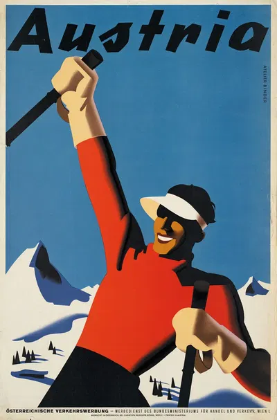 Austria by Joseph Binder — digital art print download