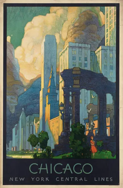 Chicago by Leslie Ragan — digital art print download