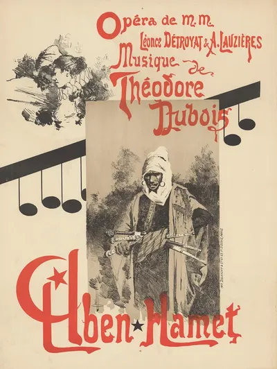Opéra de MM. Léonce Détroyat et A. Lauzières. Musique de Théodore Dubois by Мануэль Ораци, 1884 — digital art print download