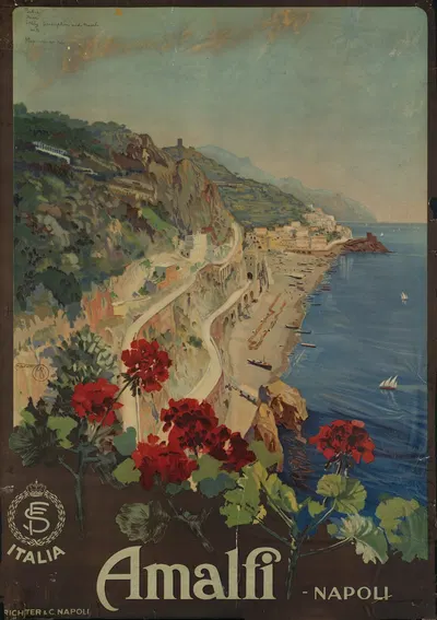 Amalfi – Napoli by Mario Borgoni — digital art print download