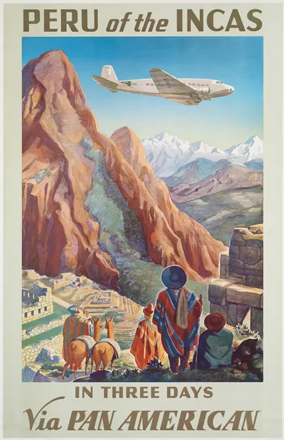 Peru of the Incas by Paul George Lawler, 1938 — digital art print download