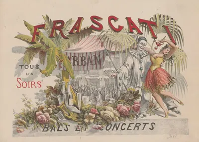 Frascati. Tous les soirs, bals et concerts by Paul Maurou, 1878 — digital art print download