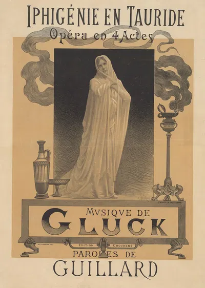 Théâtre National de l'Opéra-Comique. Iphigénie en Tauride by Paul Maurou, 1900 — digital art print download