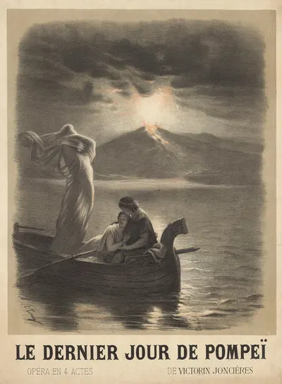 Le Dernier jour de Pompeï by Прюдент-Луи Лерай, 1869 — digital art print download