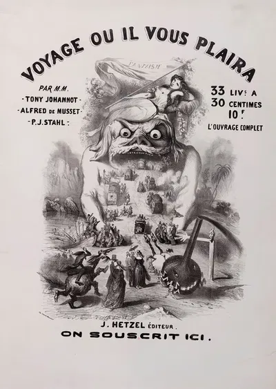 Voyage où il vous plaira by Тони Жонно, 1842 — digital art print download