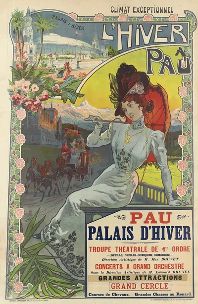 L'Hiver à Pau by Vincent Lorant-Heilbronn — digital art print download