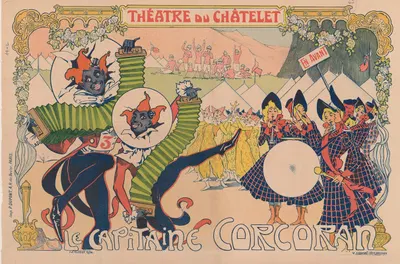 Théâtre du Châtelet. Le Capitaine Corcoran by Vincent Lorant-Heilbronn, 1902 — digital art print download