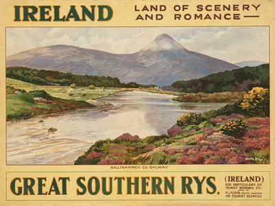Ireland. Land of scenery and romance by Walter Till — digital art print download