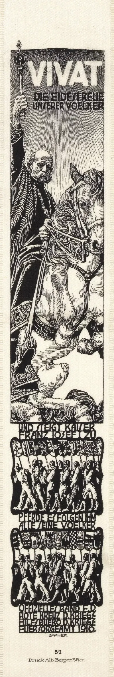 Vivat die Eidestreue unserer Völker by Alfred Offner, 1916 — digital art print download