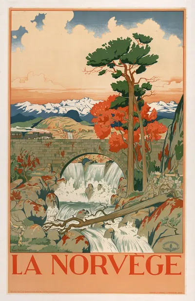 La Norvège by Arent Lauritz Christensen — digital art print download