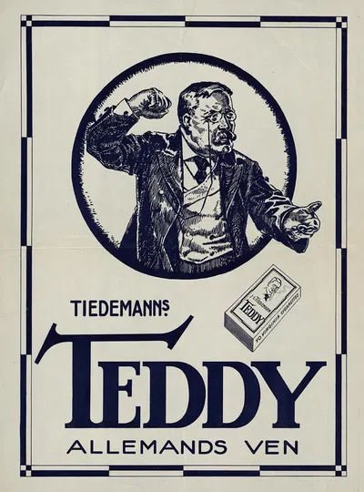 Tiedemann's Teddy allemands ven by Den Private Opmaaling, 1930 — digital art print download