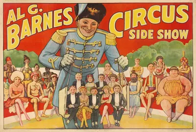 AL. G. Barnes Circus Side Show by Erie Litho Co., 1900 — digital art print download