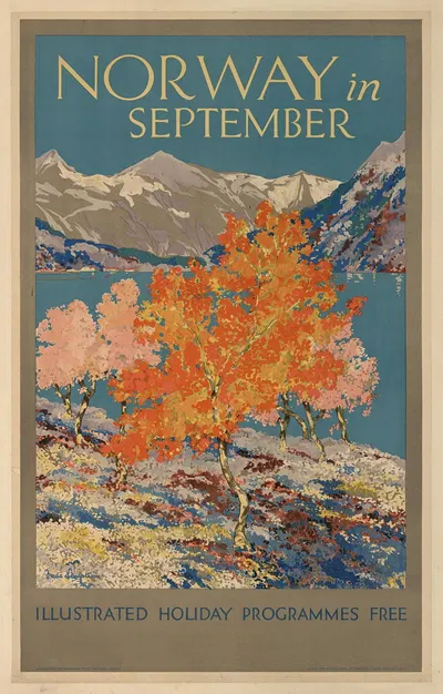 Norway in September by Freda Lingstrom — digital art print download