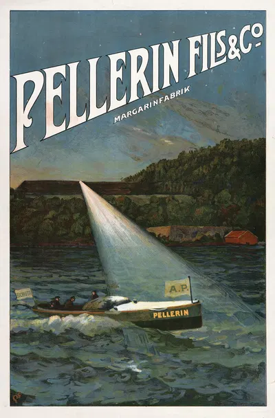 Pellerin fils & Co Margarinfabrik by Gudmund Stenersen, 1907 — digital art print download