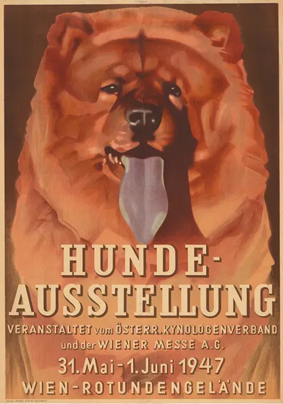 Rotundengelände – Hunde-Ausstellung, 31. Mai bis 1. Juni 1947 by Дж. Вайнер, 1947 — digital art print download