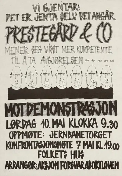 Vi gjentar; Det er jenta selv det angår. Prestegård & Co.mener seg visst mer kompetente til å ta avgjørelsen by…