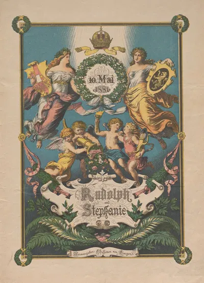 10. Mai 1881; Rudolph und Stephanie by Ладислав Евгений Петровиц, 1881 — digital art print download