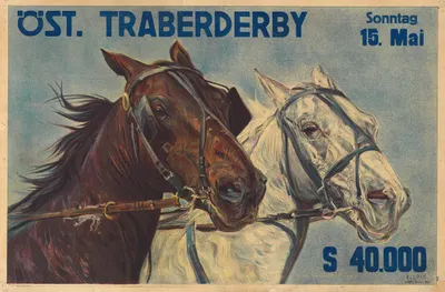 Österreichisches Traberderby by Людвиг Кох, 1930 — digital art print download