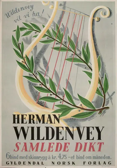 Herman Wildenvey, Samlede Dikt by Norsk lithografisk Officin — digital art print download