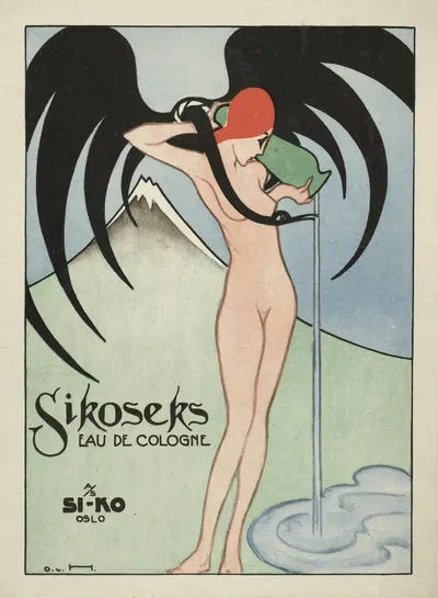 Sikoseks eau de cologne by Otto von Hanno, 1926 — digital art print download