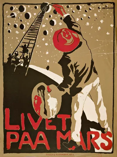 Livet paa Mars by Severin Heiberg Segelcke, 1904 — digital art print download