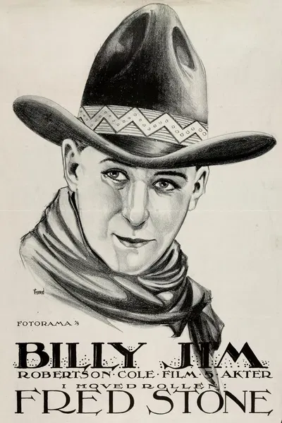 Billy Jim. Robertson Cole film 5 akter by Thormod, 1920 — digital art print download