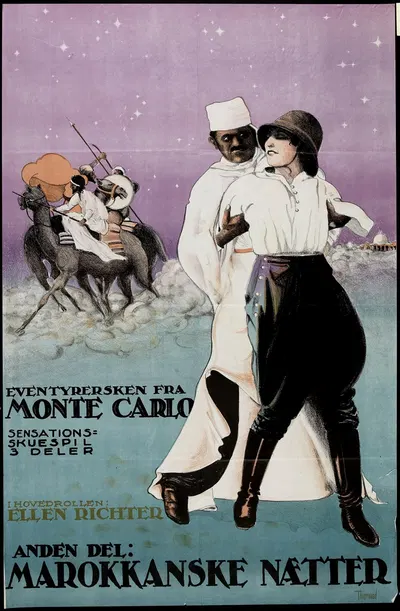 Eventyrersken fra Monte Carlo by Thormod, 1922 — digital art print download
