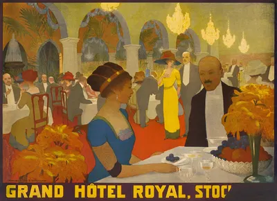 Grand Hôtel Royal Stockholm by A. Börtzells TR. AB — digital art print download