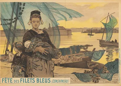 Fête des filets bleus by Ахилле Гранчи-Тейлор, 1906 — digital art print download