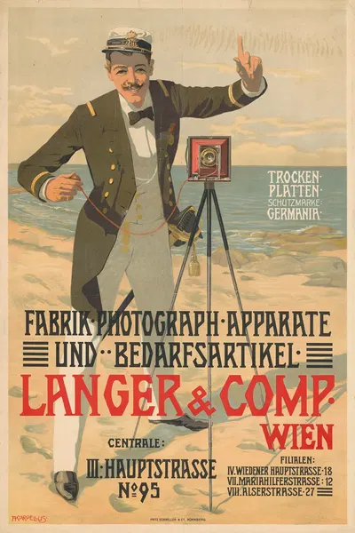 Photographie. Apparate und Bedarfsartikel. Langer & Comp. Wien by Адольф Карпеллус, 1890 - 1913 — digital art print download