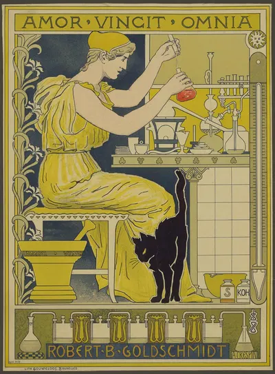 Robert B. Goldschmidt – amor vincit omnia by Adolphe Crespin, 1895 — digital art print download