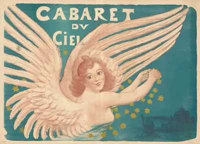 Cabaret du Ciel by Адольф Леон Виллет, 1896 — digital art print download
