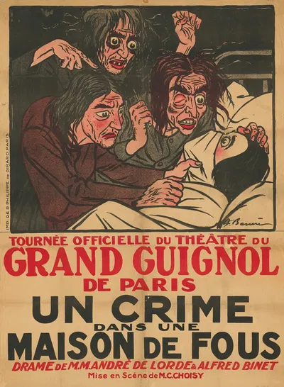 Tournée officielle du Théâtre du Grand Guignol de Paris by Adrien Barrère, 1905 — digital art print download