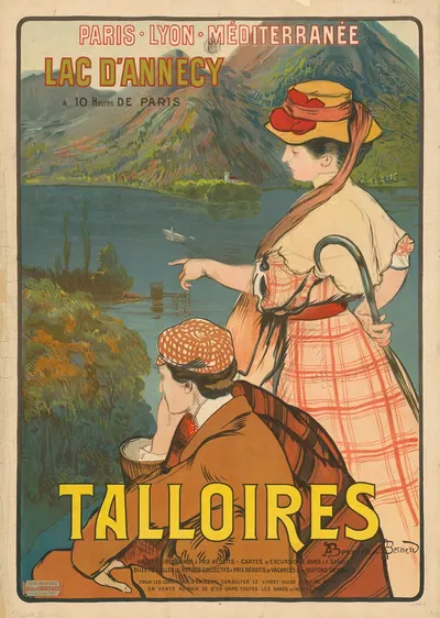 Talloires. Lac D'annecy á dix heures de Paris by Albert Besnard — digital art print download