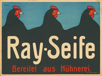 Ray-Seife. Bereitet aus Hühnerei by Albert Knab, 1904 - 1906 — digital art print download