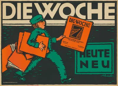 Die Woche by Albert Schaefer-Ast, 1914 — digital art print download